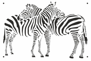 Karışık Desenler Stencil Şablon (21x30) HD-083A Boyutlu