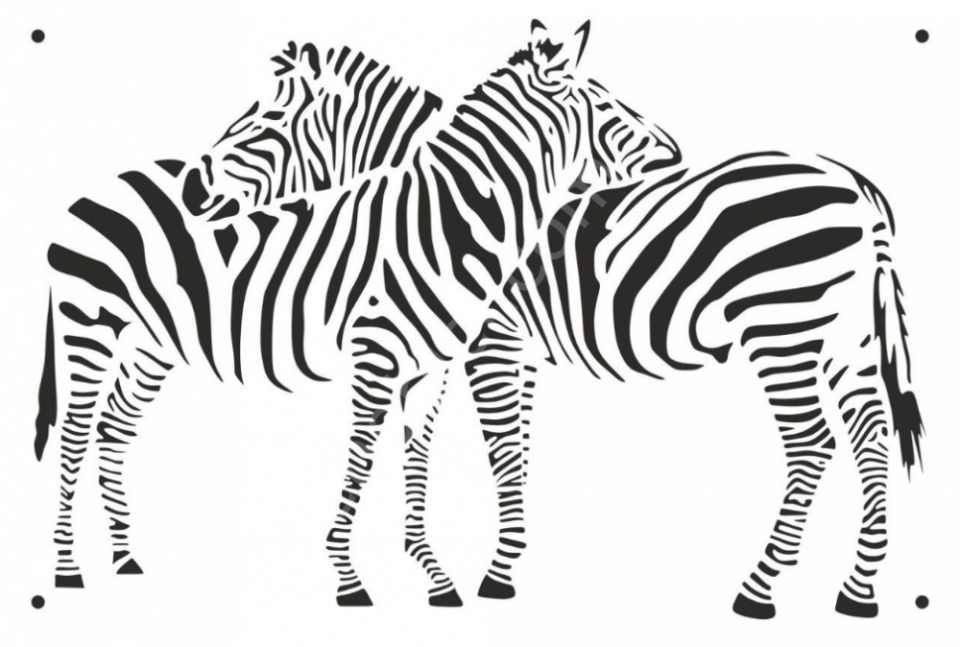 Karışık Desenler Stencil Şablon (21x30) HD-083A Boyutlu