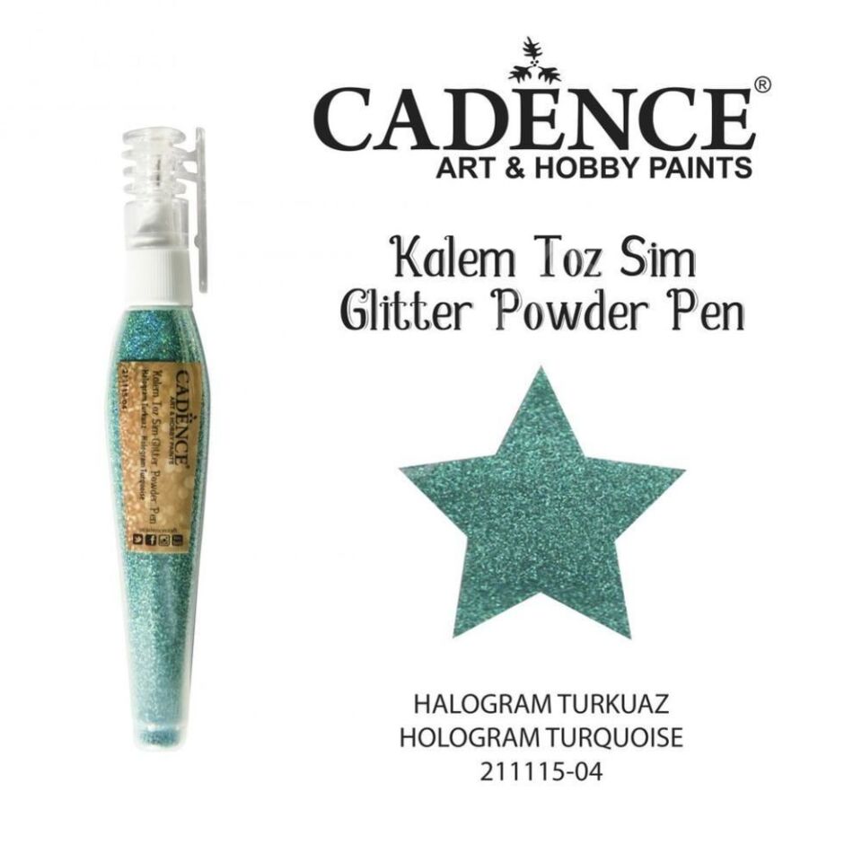 Cadence Kalem Toz Sim Halogram Turkuaz 10gr