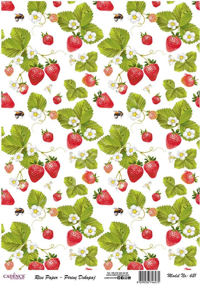 Cadence Pirinç Dekopaj Kağıdı - Model 621