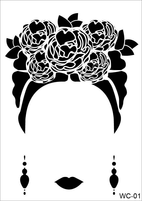 Cadence Stencil Şablon A4 Woman Collection WC-01