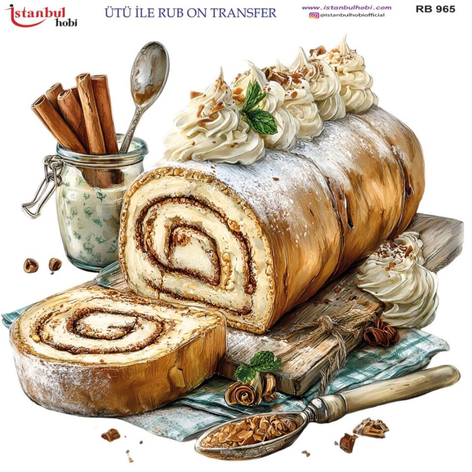 Ütü ile Rub On Transfer Kağıdı 30x30cm RB-965