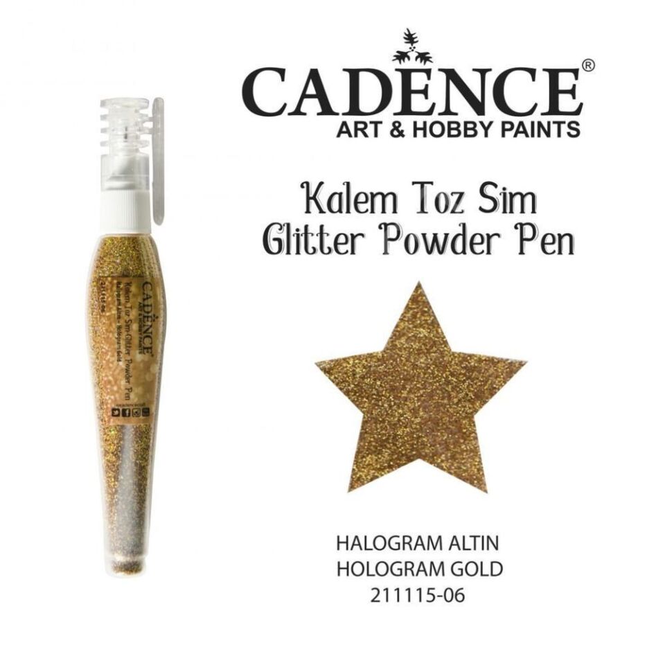 Cadence Kalem Toz Sim Halogram Altın 10gr