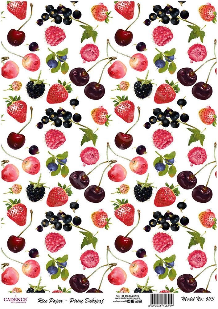 Cadence Pirinç Dekopaj Kağıdı - Model 623