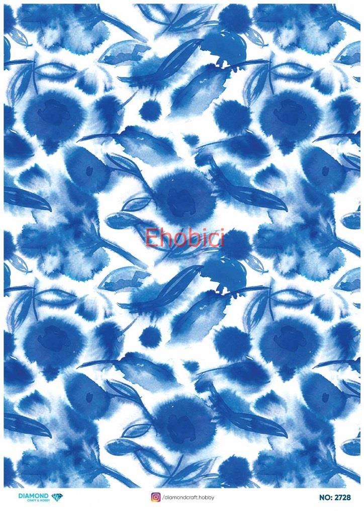 Diamond Pirinç Dekopaj Kağıdı - 2728