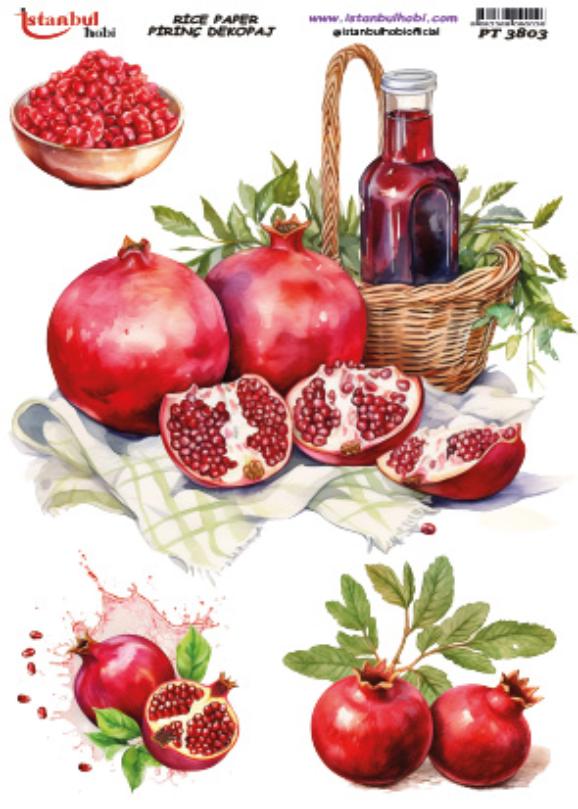 Pirinç Dekopaj Kağıdı 30x42cm PT-3803
