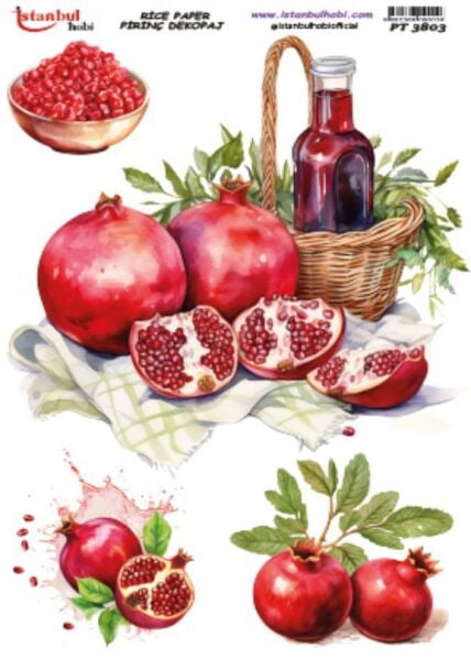 Pirinç Dekopaj Kağıdı 30x42cm PT-3803