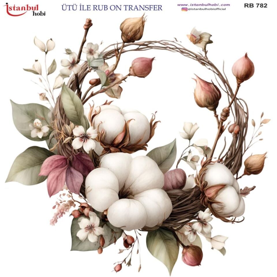 Ütü ile Rub On Transfer Kağıdı 30x30cm RB-782