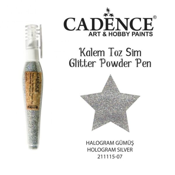 Cadence Kalem Toz Sim Halogram Gümüş 10gr