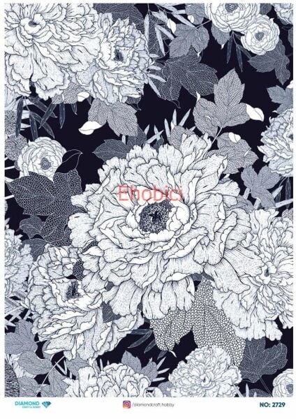 Diamond Pirinç Dekopaj Kağıdı - 2729