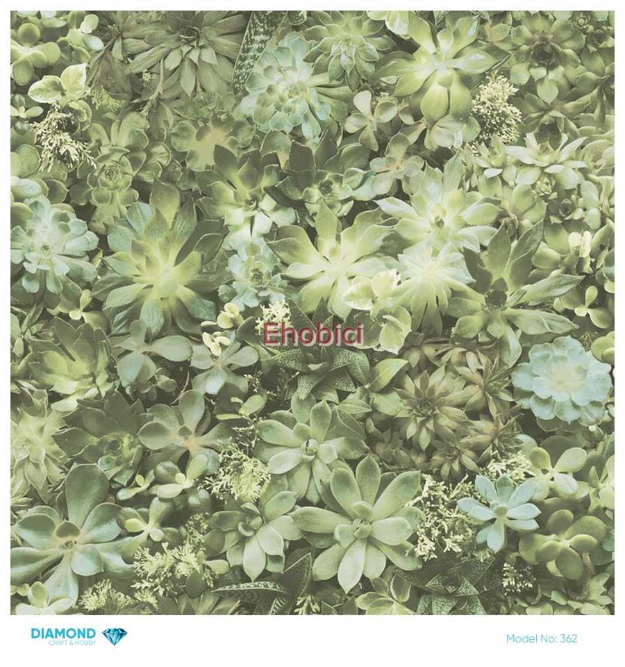 Diamond Pirinç Dekopaj Kağıdı - 362 - 30x30