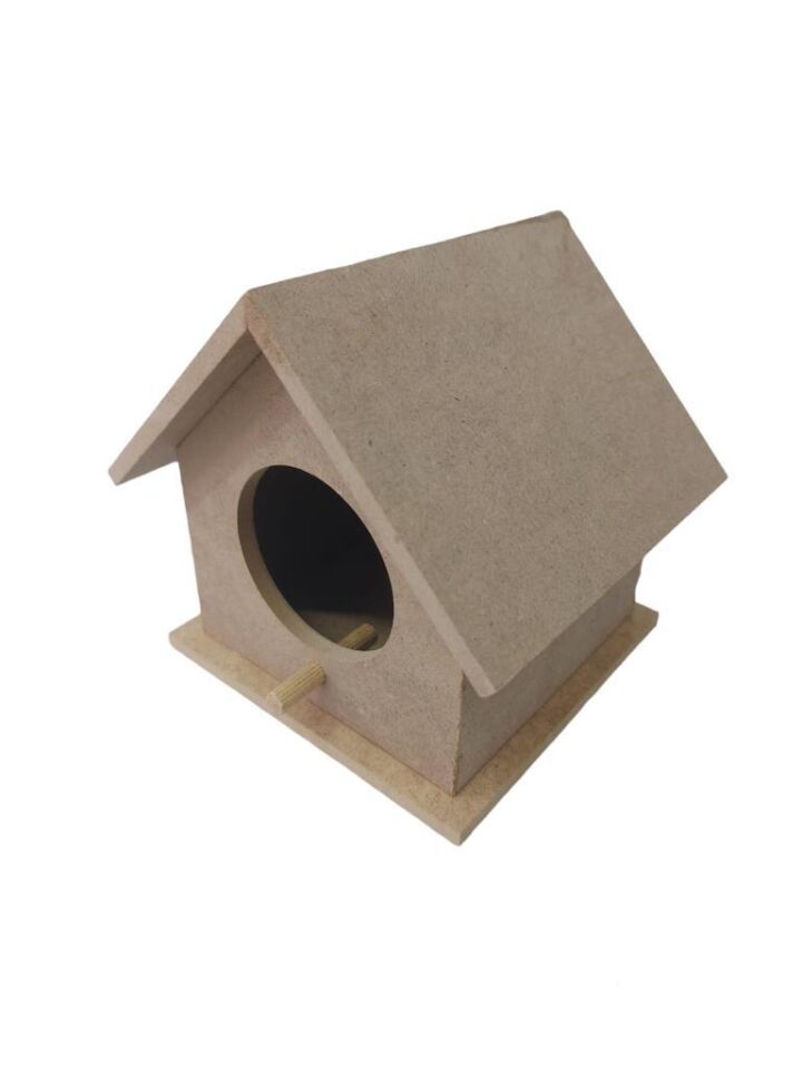 Ahşap Kuş Yuvası Orta Boy 13,5cm x 13cm