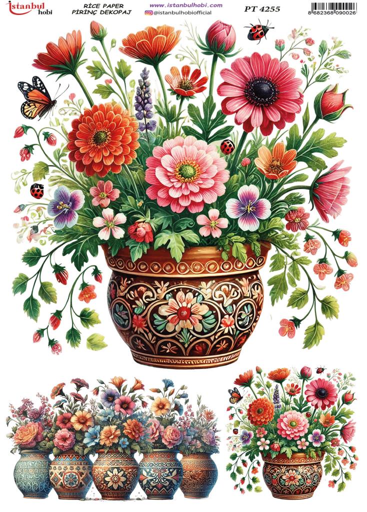 Pirinç Dekopaj Kağıdı 30x42cm PT-4255