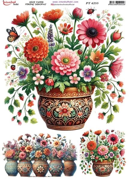 Pirinç Dekopaj Kağıdı 30x42cm PT-4255