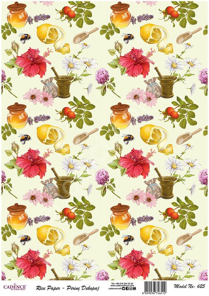 Cadence Pirinç Dekopaj Kağıdı - Model 625