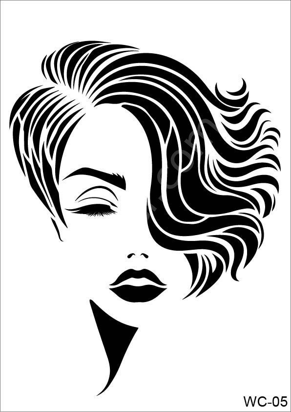Cadence Stencil Şablon A4 Woman Collection WC-05
