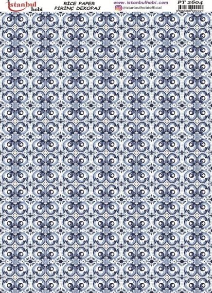 Pirinç Dekopaj Kağıdı 30x42cm PT-2604 Etnik