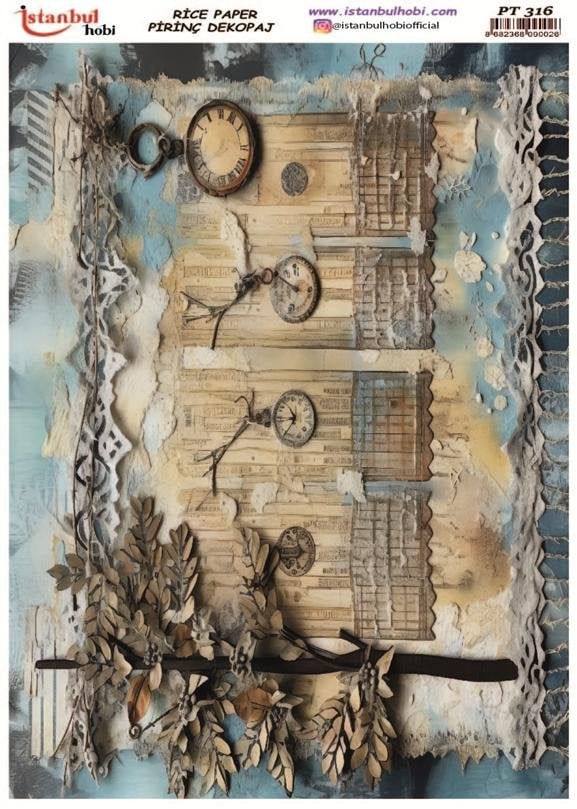 Pirinç Dekopaj Kağıdı 30x42cm PT-316