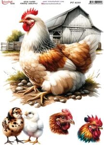 Pirinç Dekopaj Kağıdı 30x42cm PT-4235