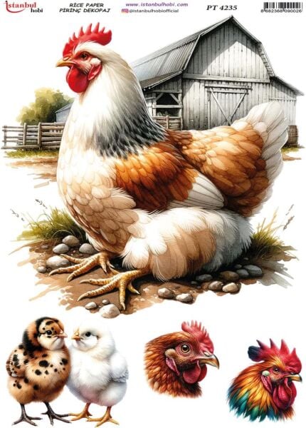 Pirinç Dekopaj Kağıdı 30x42cm PT-4235