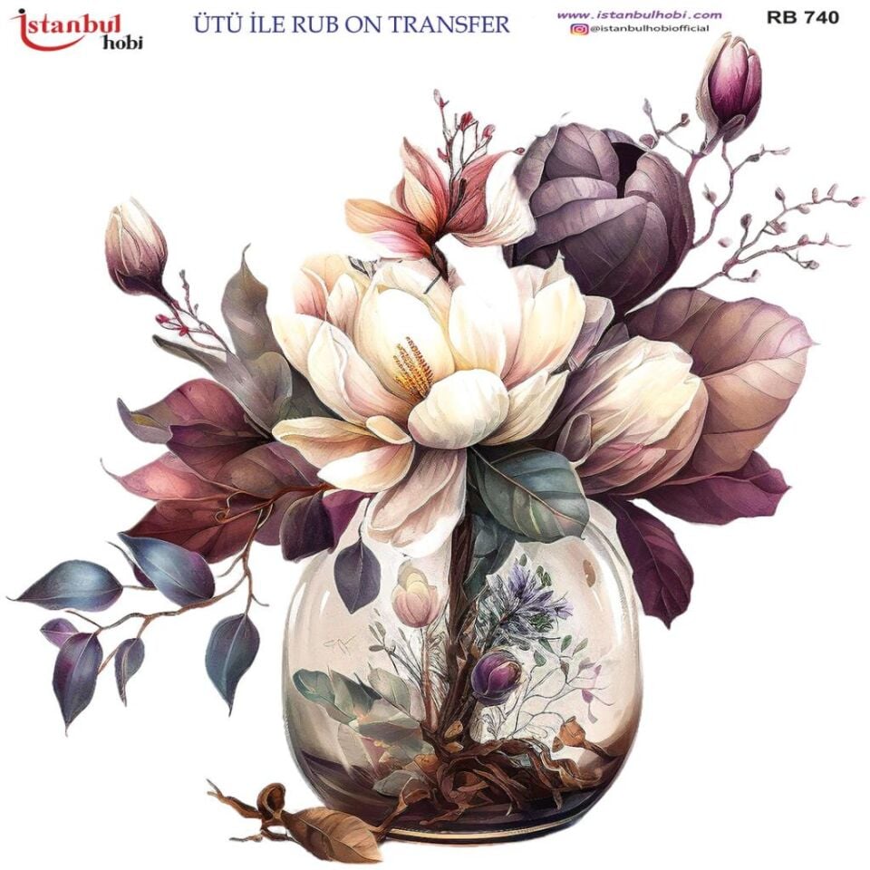 Ütü ile Rub On Transfer Kağıdı 30x30cm RB-740