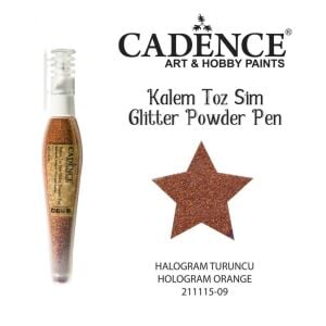 Cadence Kalem Toz Sim Halogram Turuncu 10gr