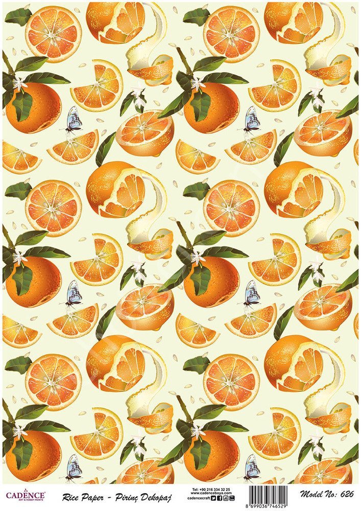 Cadence Pirinç Dekopaj Kağıdı - Model 626