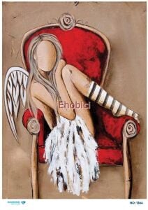 Diamond Pirinç Dekopaj Kağıdı - 1364