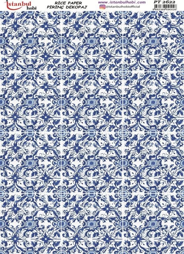 Pirinç Dekopaj Kağıdı 30x42cm PT-2622 Etnik
