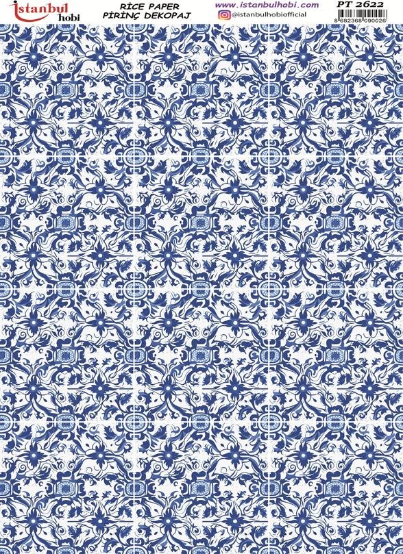 Pirinç Dekopaj Kağıdı 30x42cm PT-2622 Etnik
