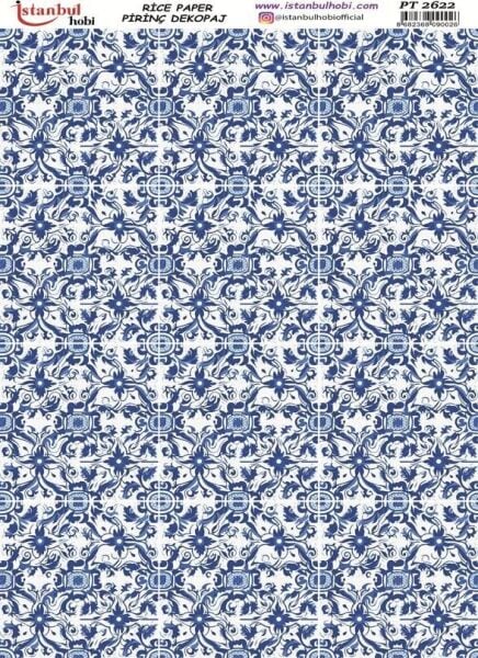 Pirinç Dekopaj Kağıdı 30x42cm PT-2622 Etnik