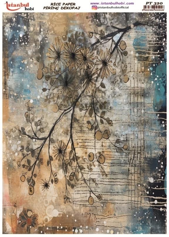 Pirinç Dekopaj Kağıdı 30x42cm PT-320