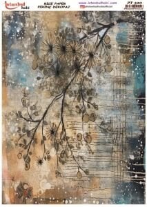 Pirinç Dekopaj Kağıdı 30x42cm PT-320