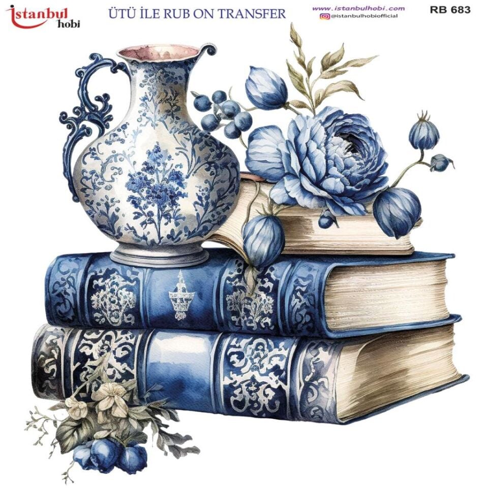 Ütü ile Rub On Transfer Kağıdı 30x30cm RB-683