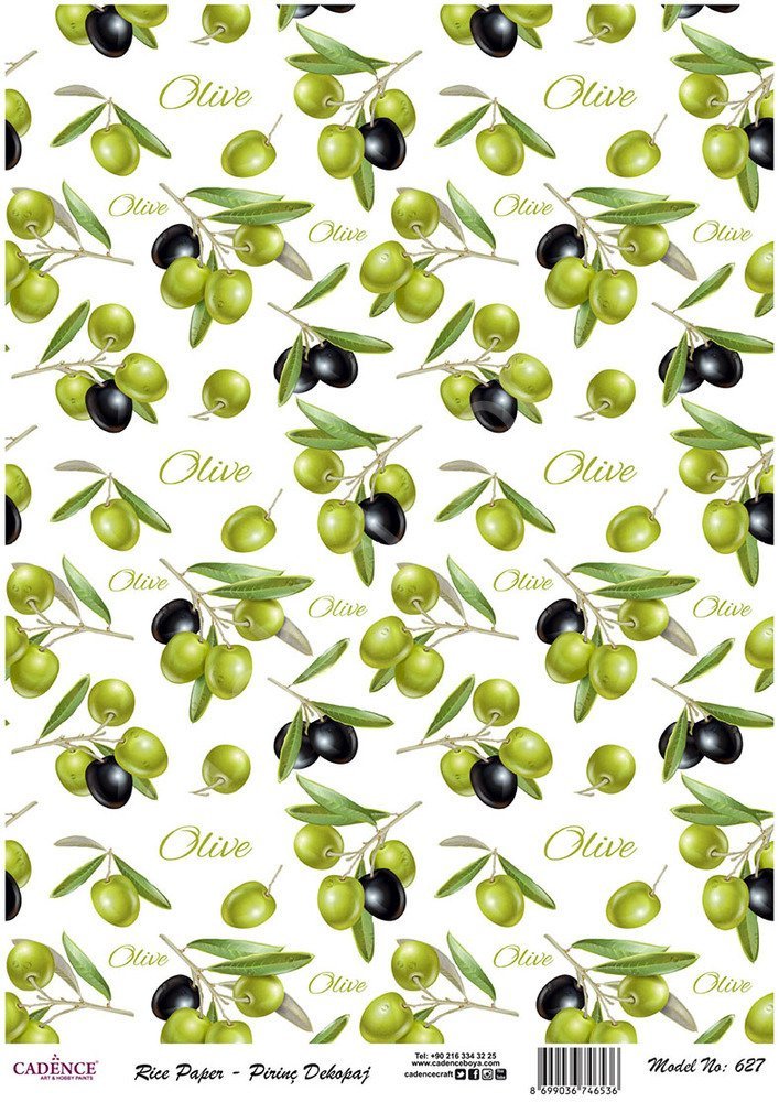 Cadence Pirinç Dekopaj Kağıdı - Model 627