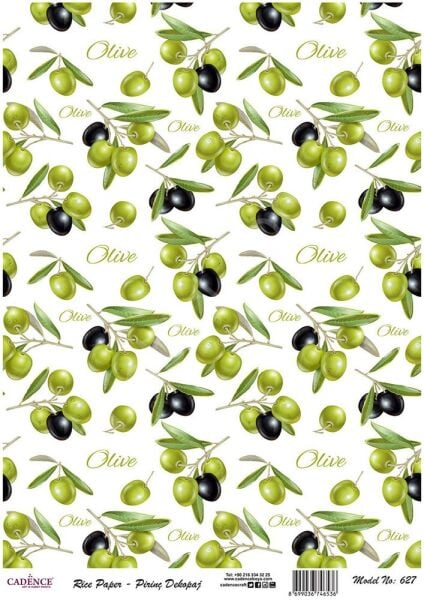 Cadence Pirinç Dekopaj Kağıdı - Model 627