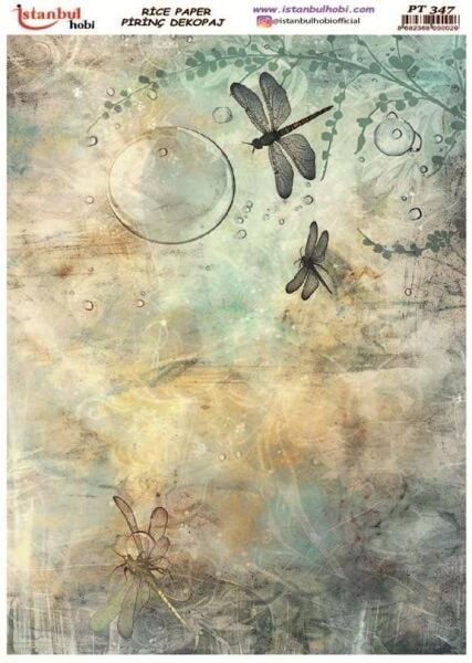 Pirinç Dekopaj Kağıdı 30x42cm PT-347 Mix Yusufcuk