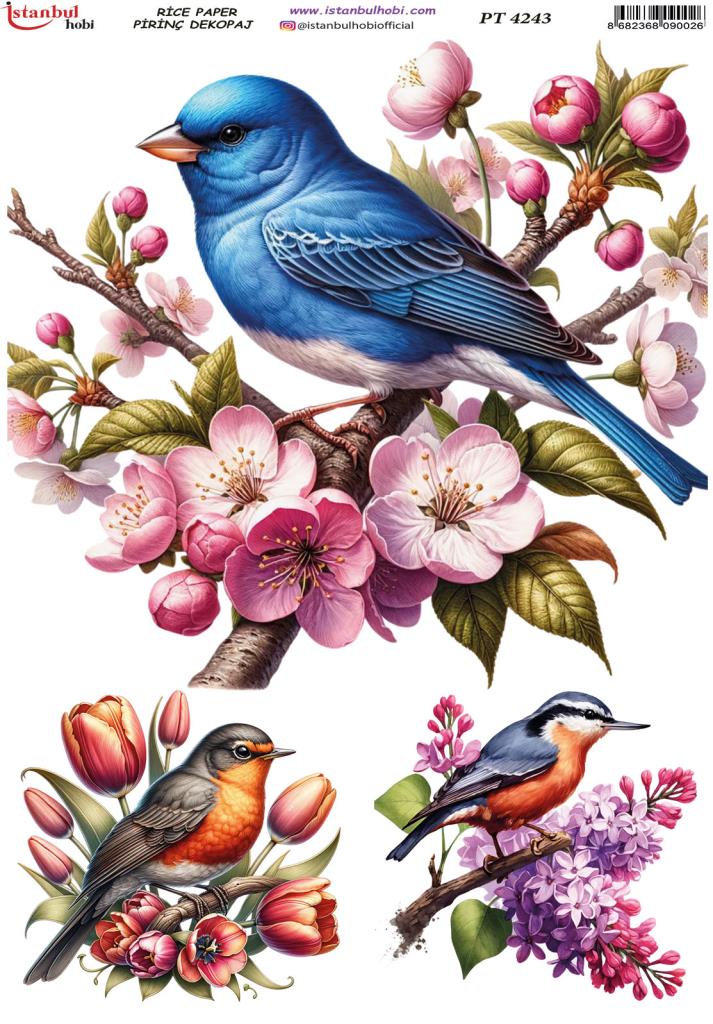 Pirinç Dekopaj Kağıdı 30x42cm PT-4243