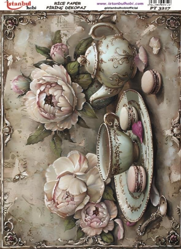 Pirinç Dekopaj Kağıdı 30x42cm PT-3217