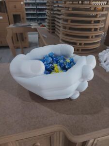 Polyester Eller Kase 24x22cm P123