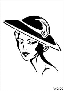 Cadence Stencil Şablon A4 Woman Collection WC-09