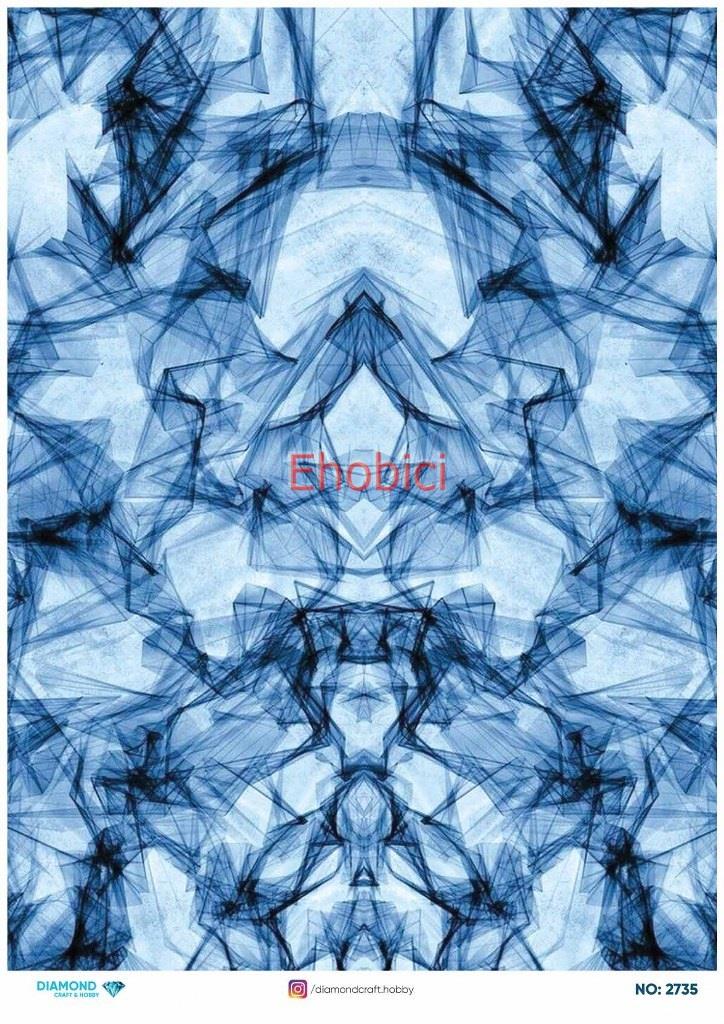 Diamond Pirinç Dekopaj Kağıdı - 2735