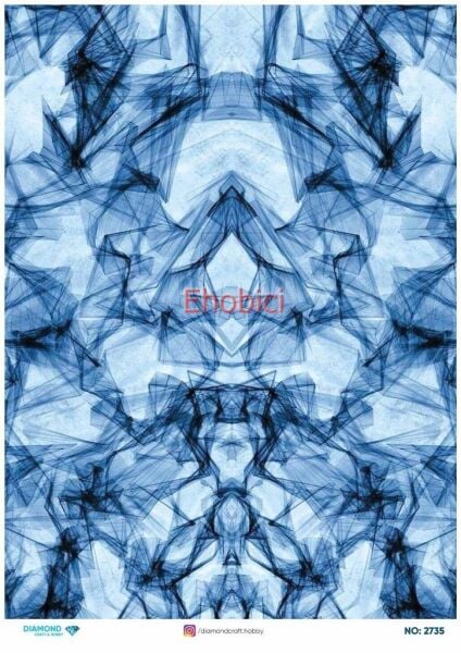 Diamond Pirinç Dekopaj Kağıdı - 2735