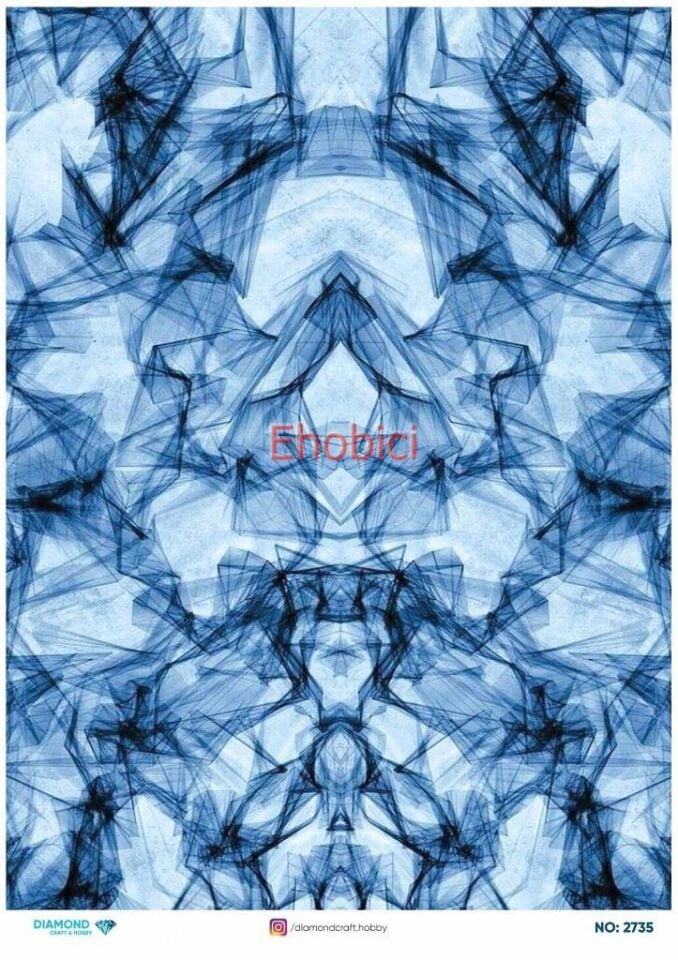 Diamond Pirinç Dekopaj Kağıdı - 2735
