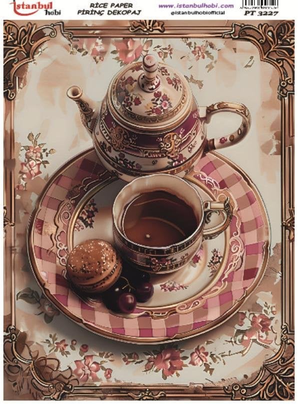 Pirinç Dekopaj Kağıdı 30x42cm PT-3227