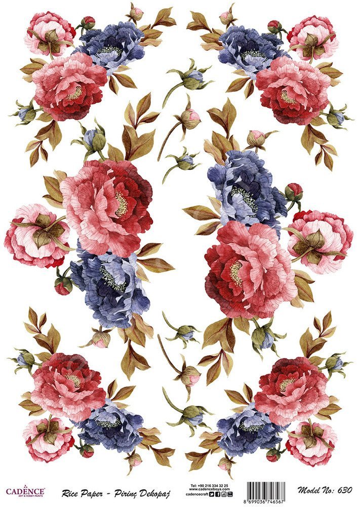Cadence Pirinç Dekopaj Kağıdı - Model 630