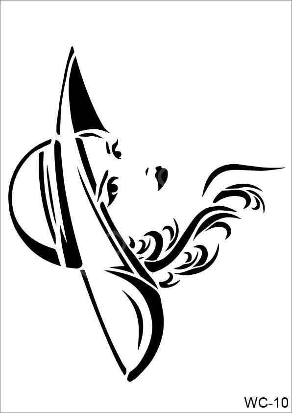 Cadence Stencil Şablon A4 Woman Collection WC-10