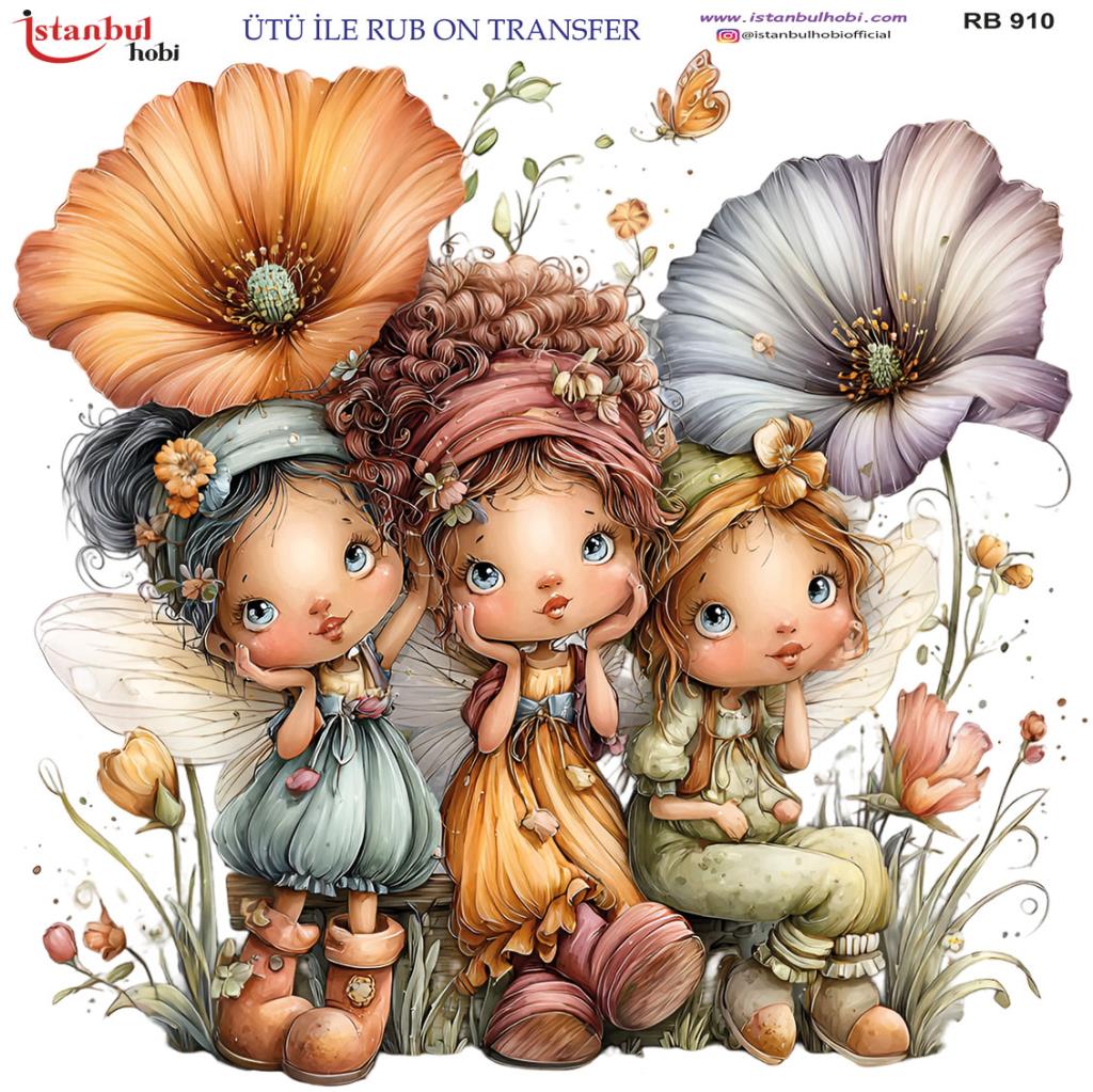 Ütü ile Rub On Transfer Kağıdı 30x30cm RB-910