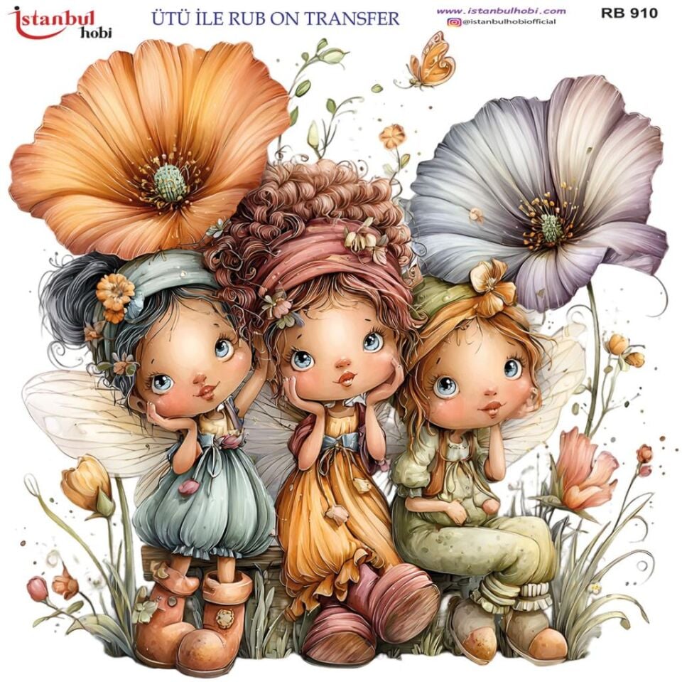 Ütü ile Rub On Transfer Kağıdı 30x30cm RB-910