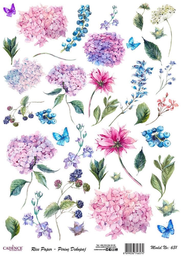 Cadence Pirinç Dekopaj Kağıdı - Model 631